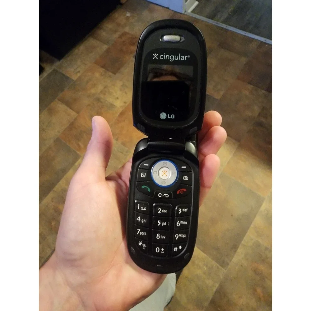 Vintage LG CG225 Camera Flip Phone, Tested, Cingular Branded